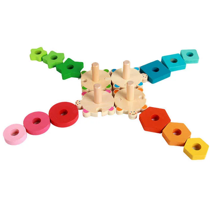 أطفال ألعاب تعليمية 4 السلاحف الهندسة عمود . Children's Educational Toys 4 Turtle Geometry