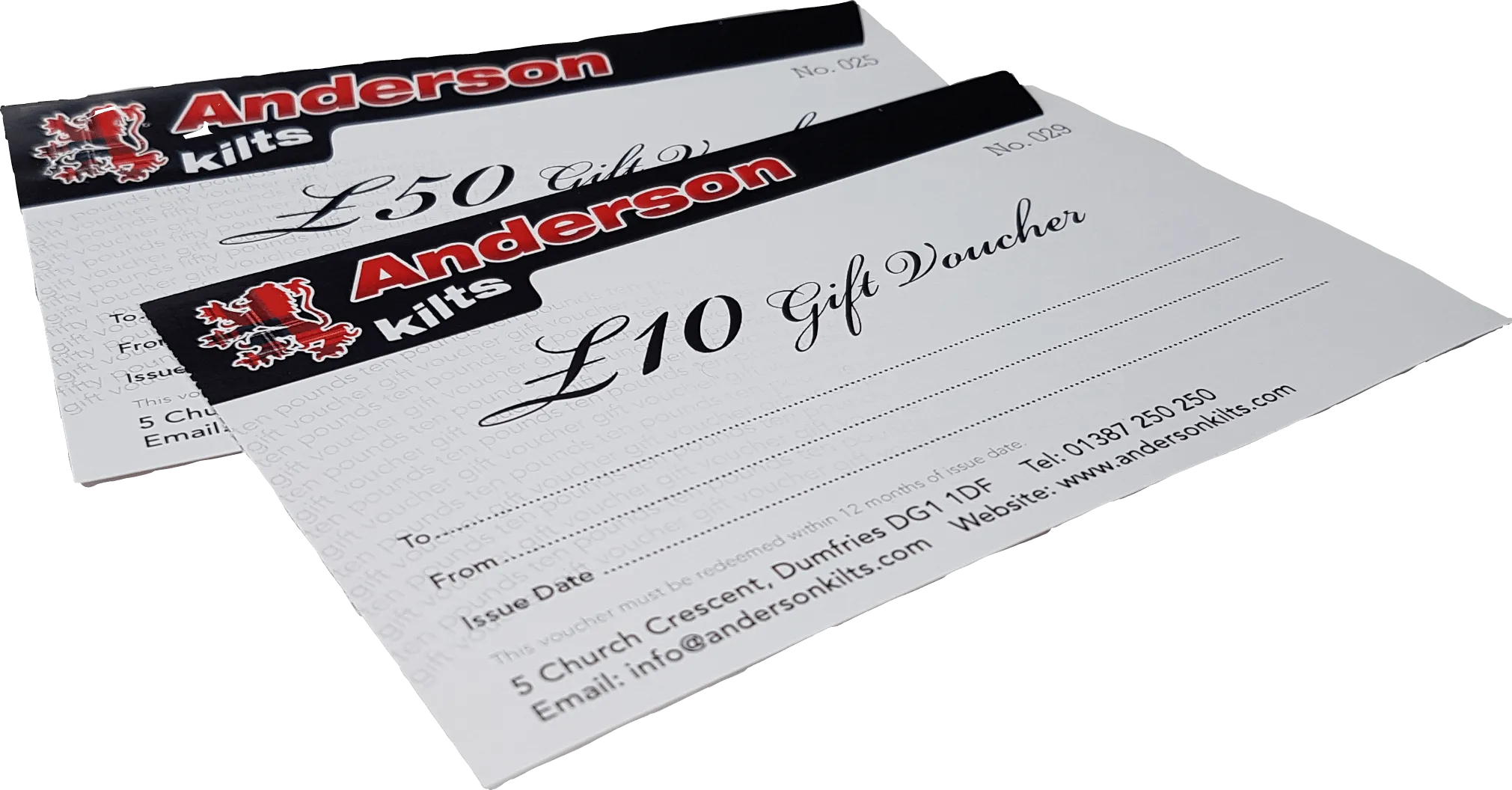 10 Gift Voucher