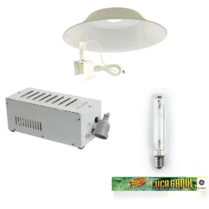 400w HPS Grow Light Kit | Lucagrow Bulb   730mm Deep Bowl   Ballast