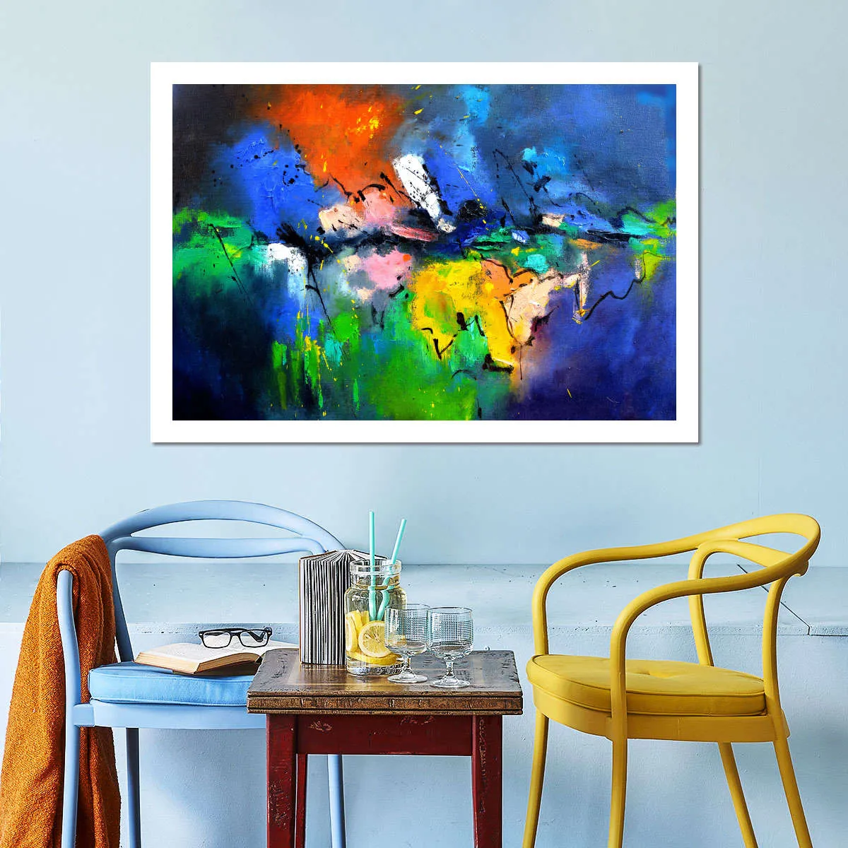 A Burst Of Colours Wall Art