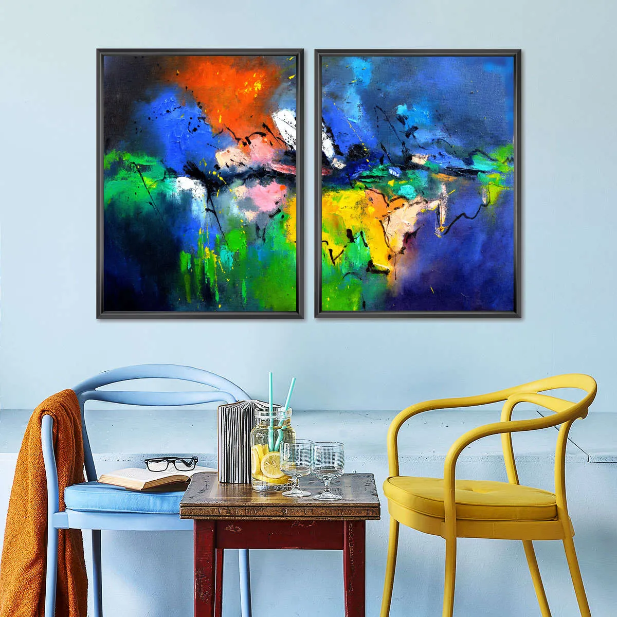 A Burst Of Colours Wall Art