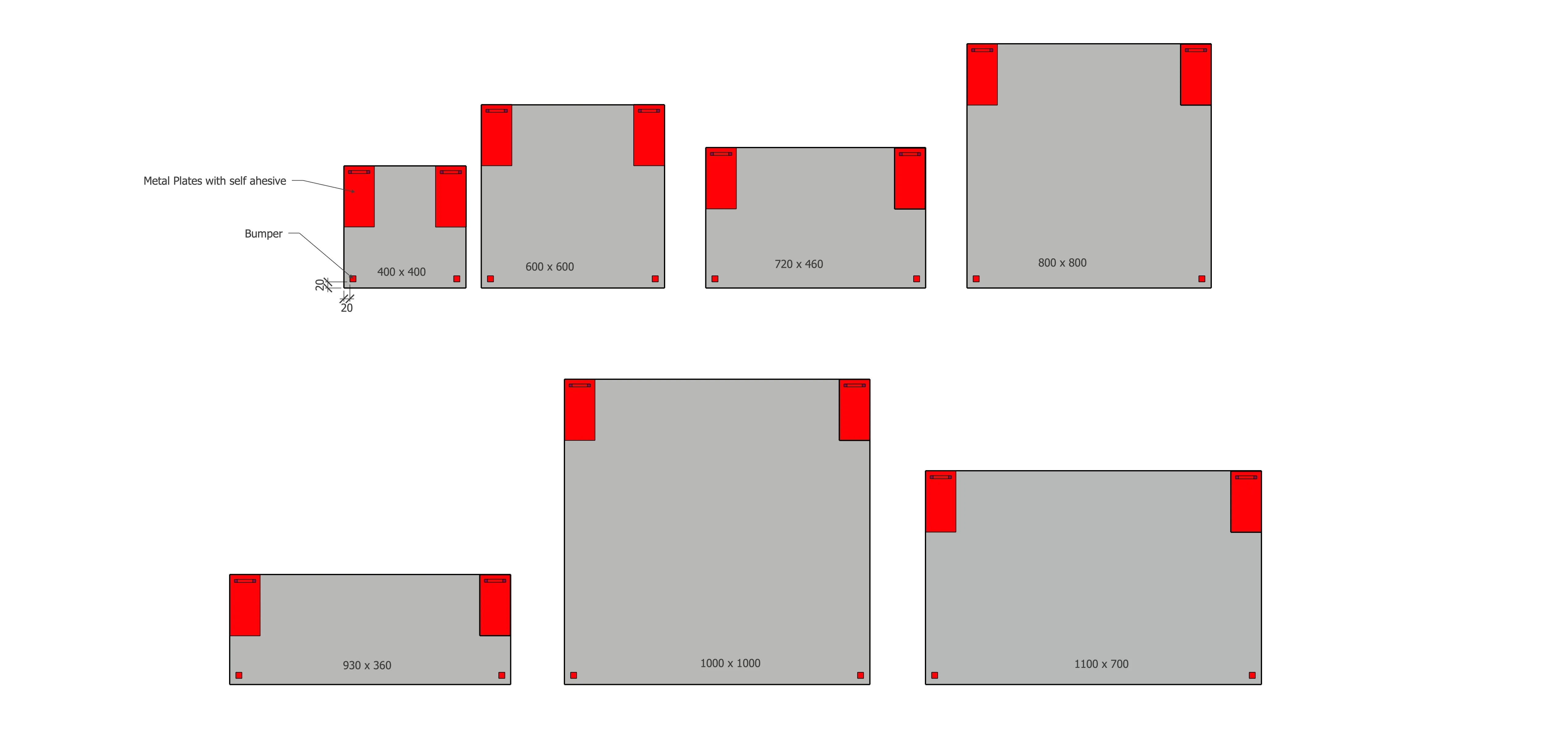 Abstract Quadrant Glass Wall Art
