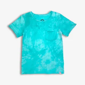 Appaman Concert Tee in Aqua Tie Dye