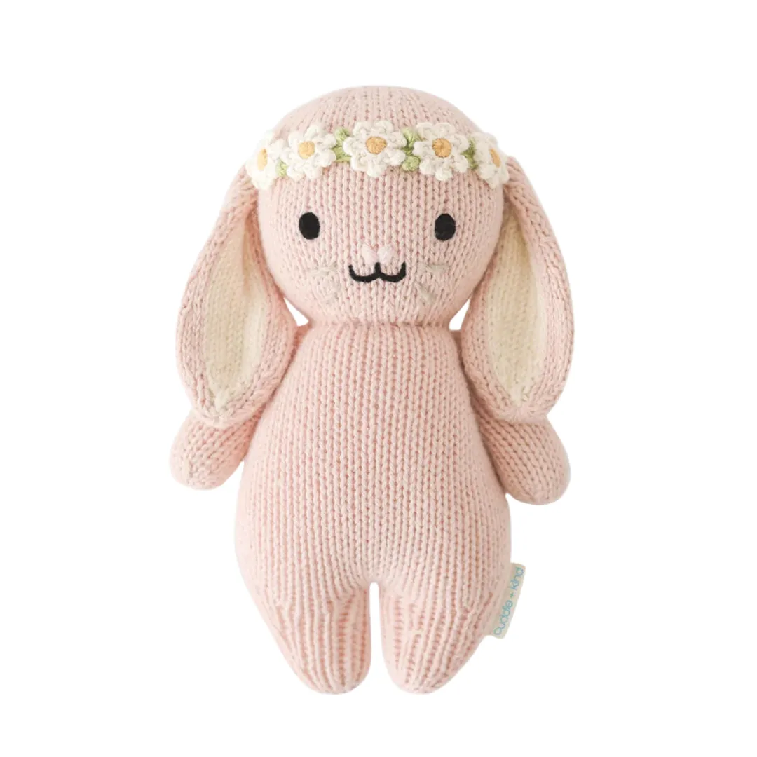 Baby Bunny - Rose with Ivory Floral by Cuddle   Kind