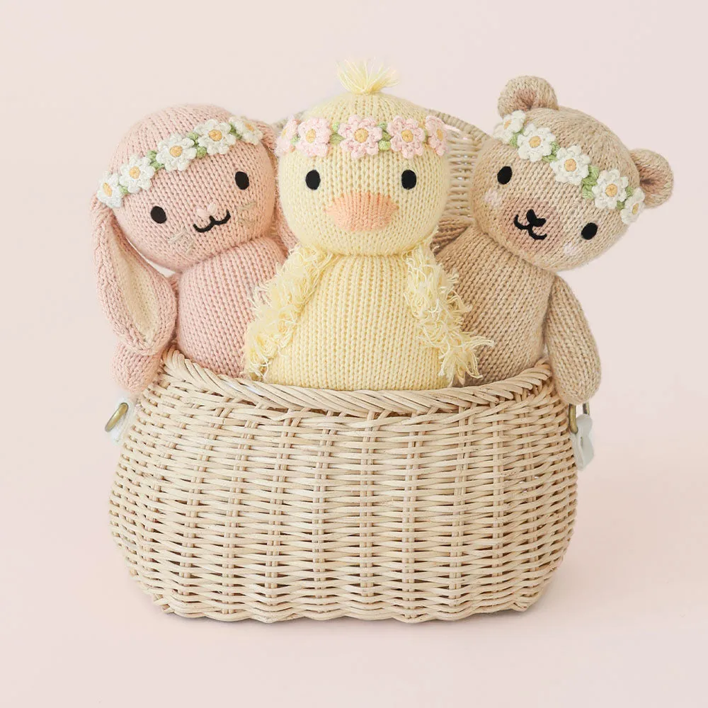 Baby Bunny - Rose with Ivory Floral by Cuddle   Kind