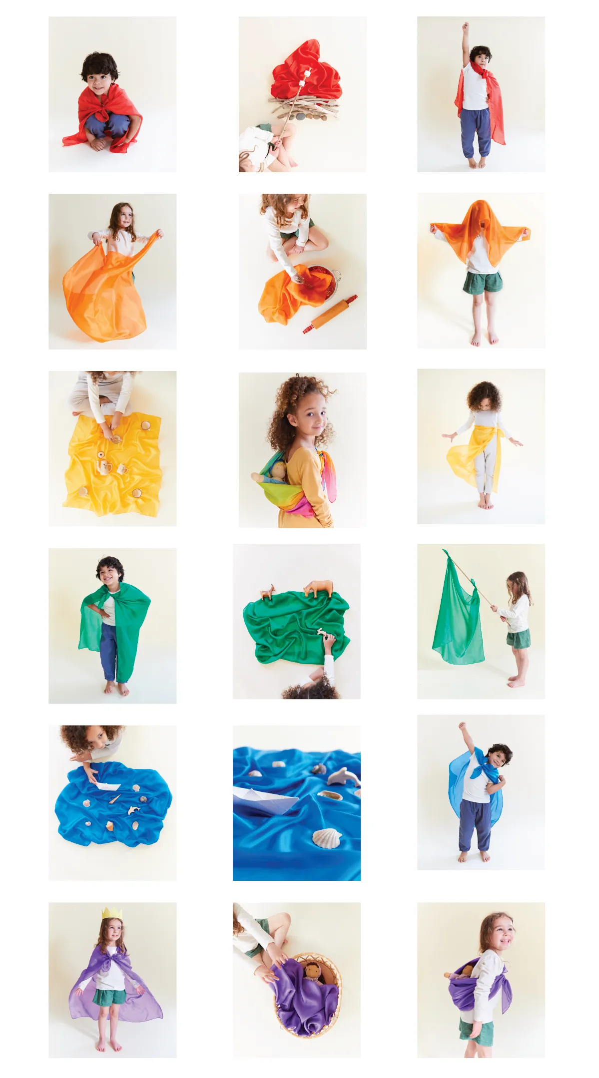 Giant Ocean Playsilk, 70 x 35 inches
