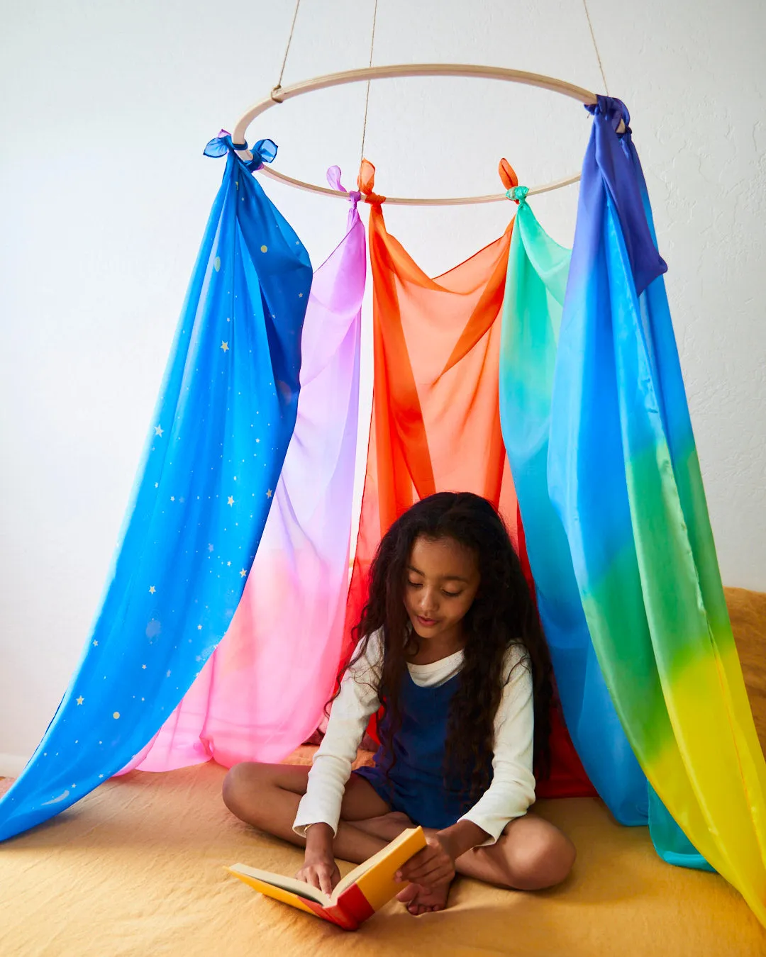 Giant Rainbow Playsilk, 70 x 35 inches