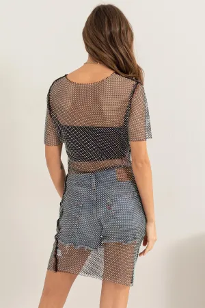 Go girl black sequin top\dress