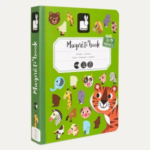 Janod Magnetibook Educational Toy - Animals