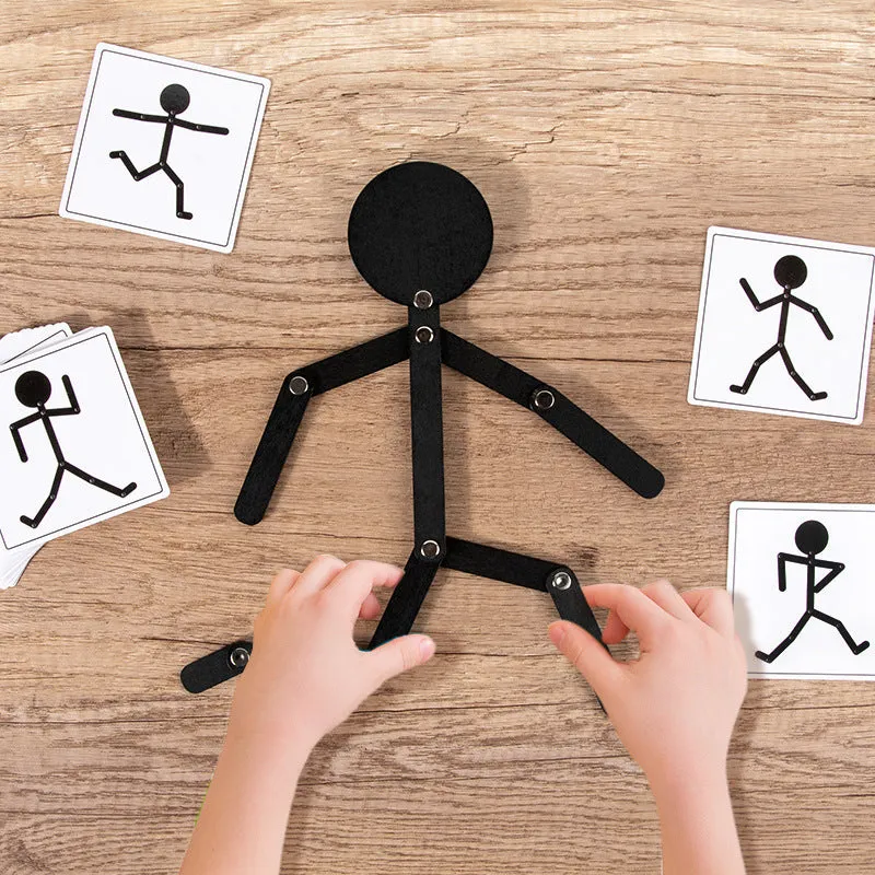 Kungfu Man Educational Wooden Toys