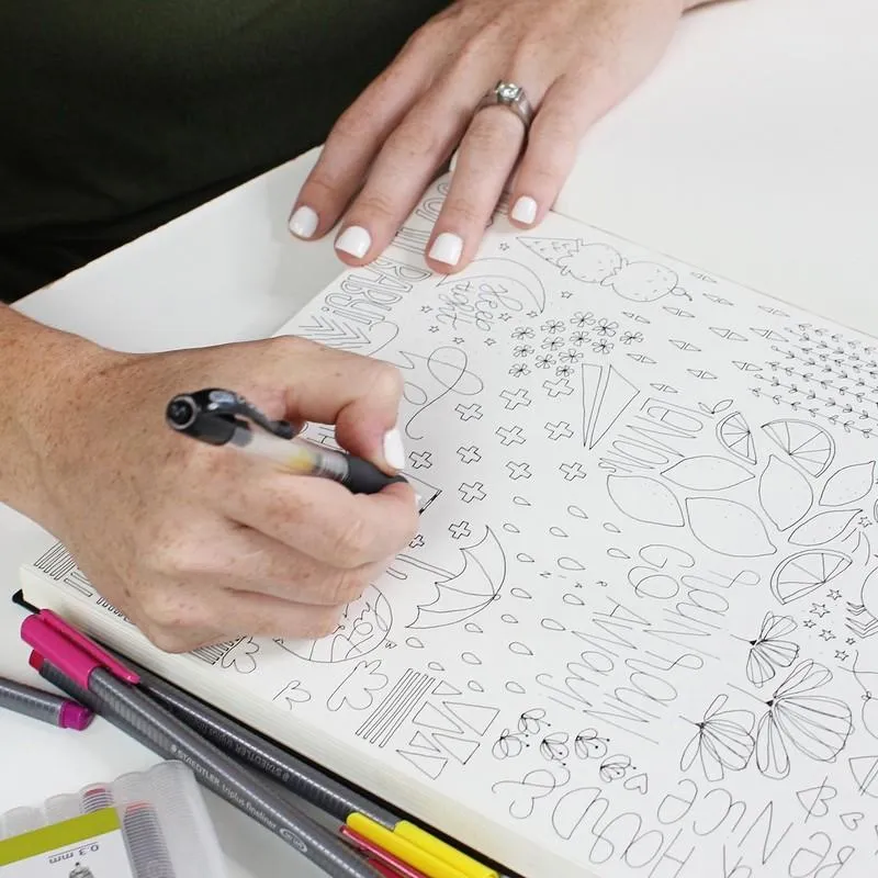 Lettering & Doodling Class Bundle