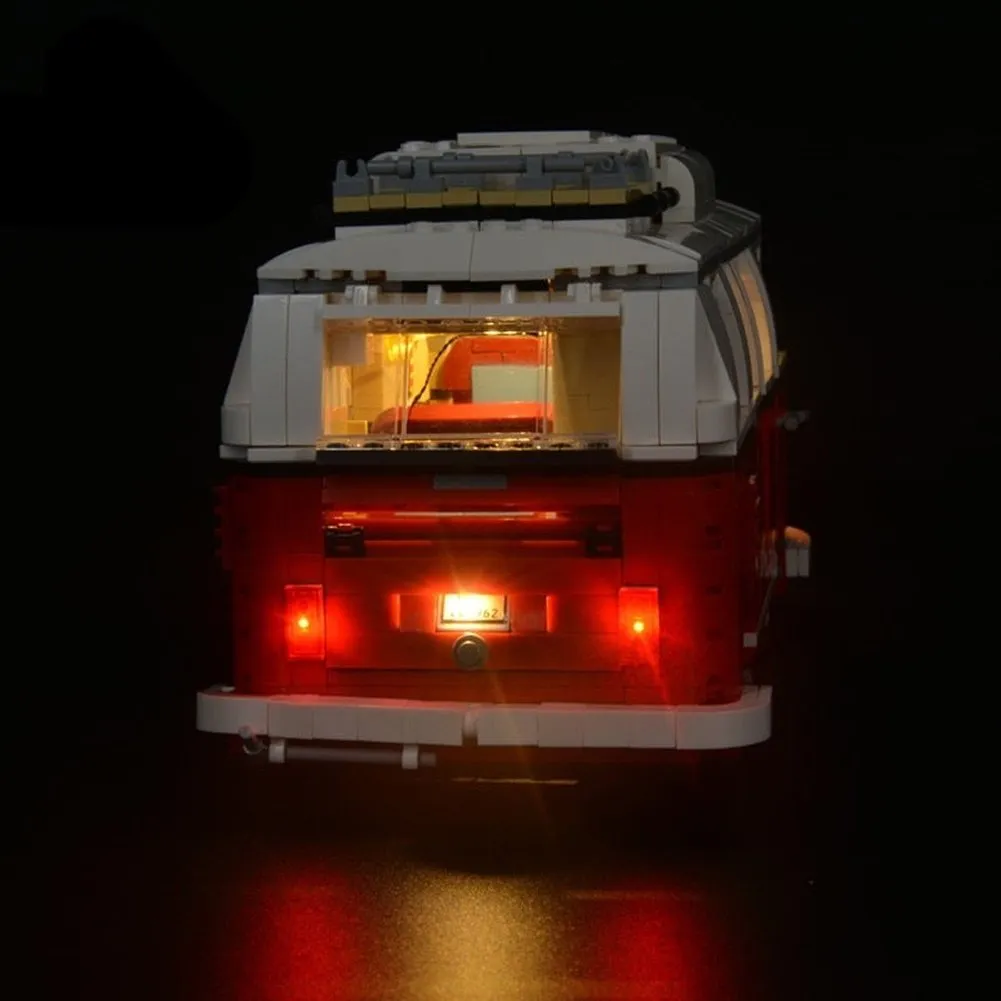 MOC  Compatible  LED Lighting Set DIY toys L 10220 And 21001 Creator Expert T1 Camper Van  (Not Included Building Blocks)