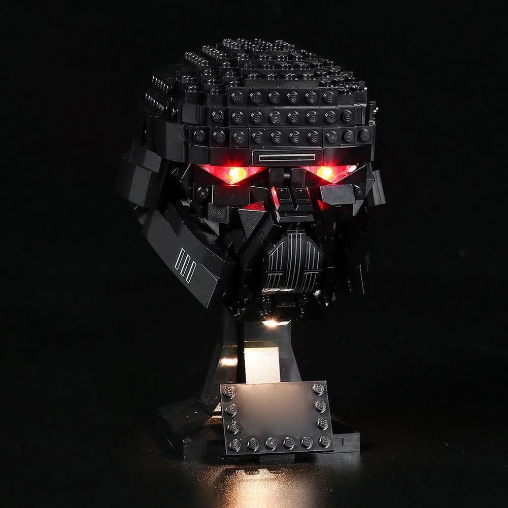 MOC  Compatible  LED Lighting Set for 75343 Helmet Collectible Bricks Light Kit, Not Included Building Model