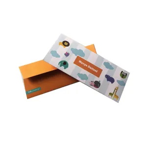 Personalised Cash Envelopes<br/>Animal Kingdom<br><span style="font-size: 10px;">Set of 12</span>