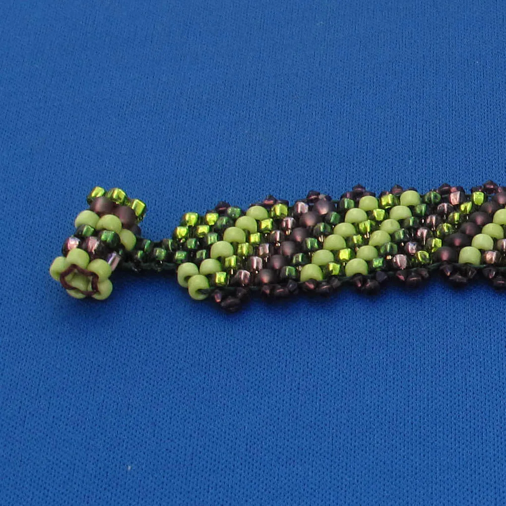Peyote Stitch Beads & Toggle Clasp