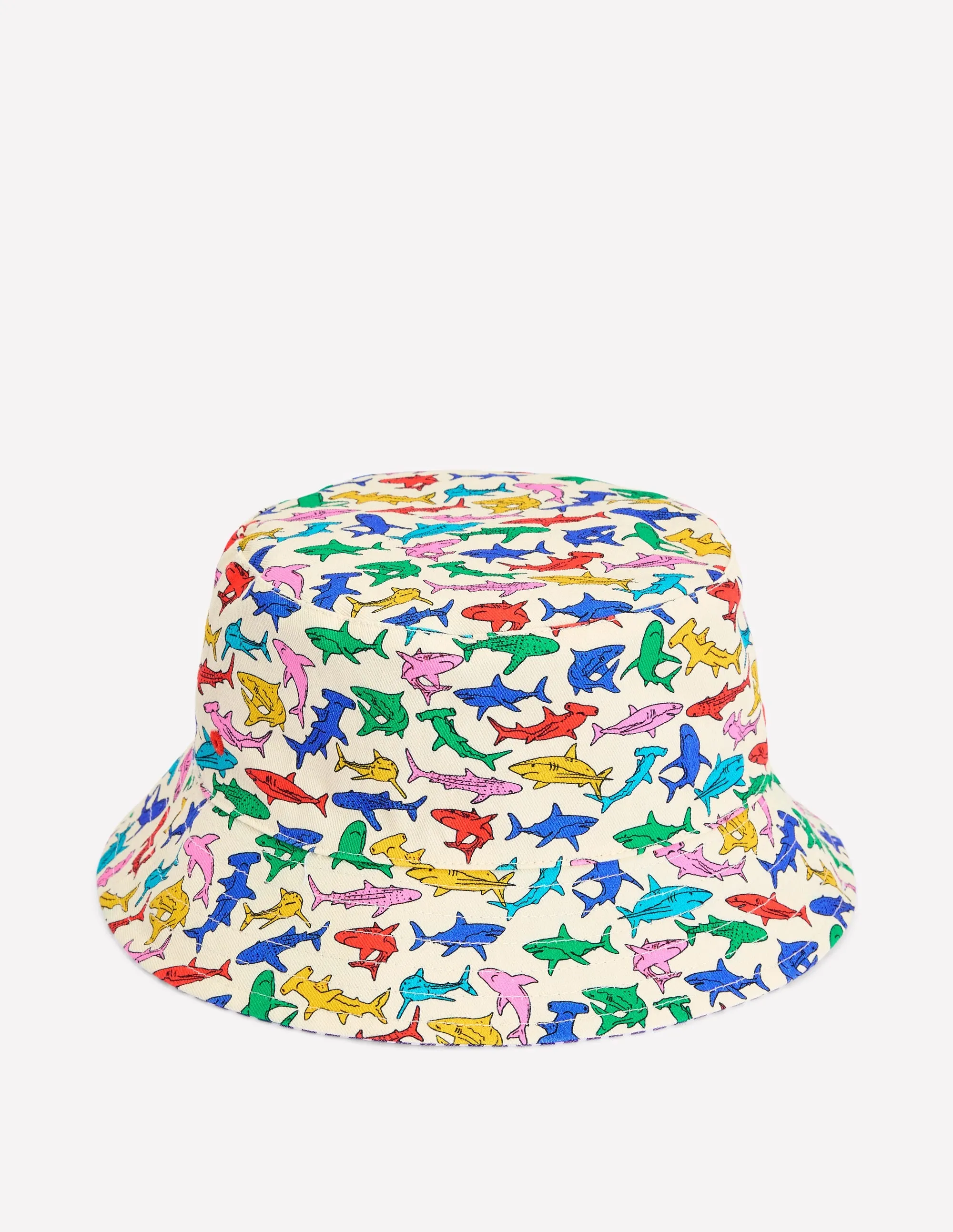 Reversible Bucket hat-Sapphire Blue Ticking Stripe